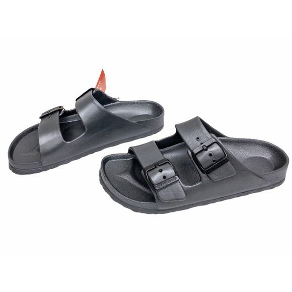 Aerothotic Aerosoft Women's Orthopedic Buckle Gray Sock Sandals size 6 - Picture 3 of 9